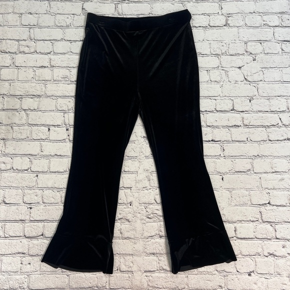 Leith Velvet Pull On‎ Stretch Pants Size Large - Picture 1 of 10